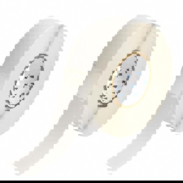 Label Maker Label: Clear & White, Vinyl, 500 per Roll